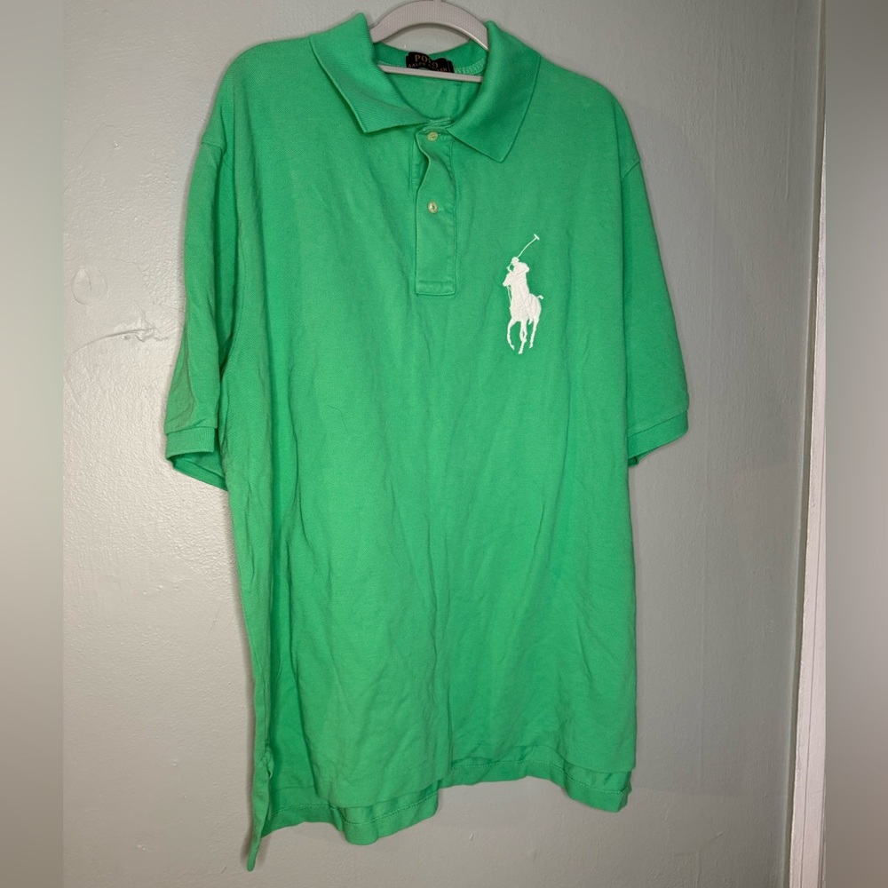 Polo Ralph Lauren green big pony men’s shirt